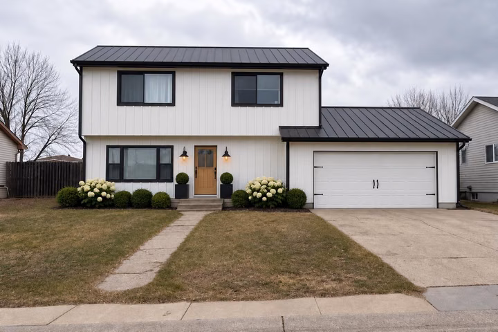 Exterior Design: after, modern farmhouse