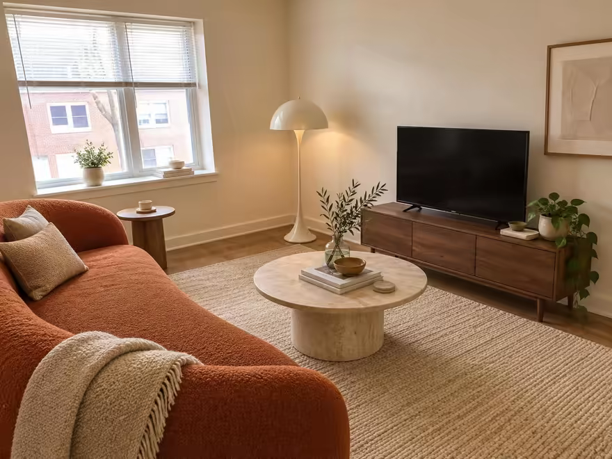 The hero living room redesigned in Scanditalia style