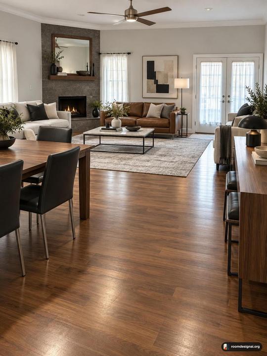 A room redesigned in Modern style