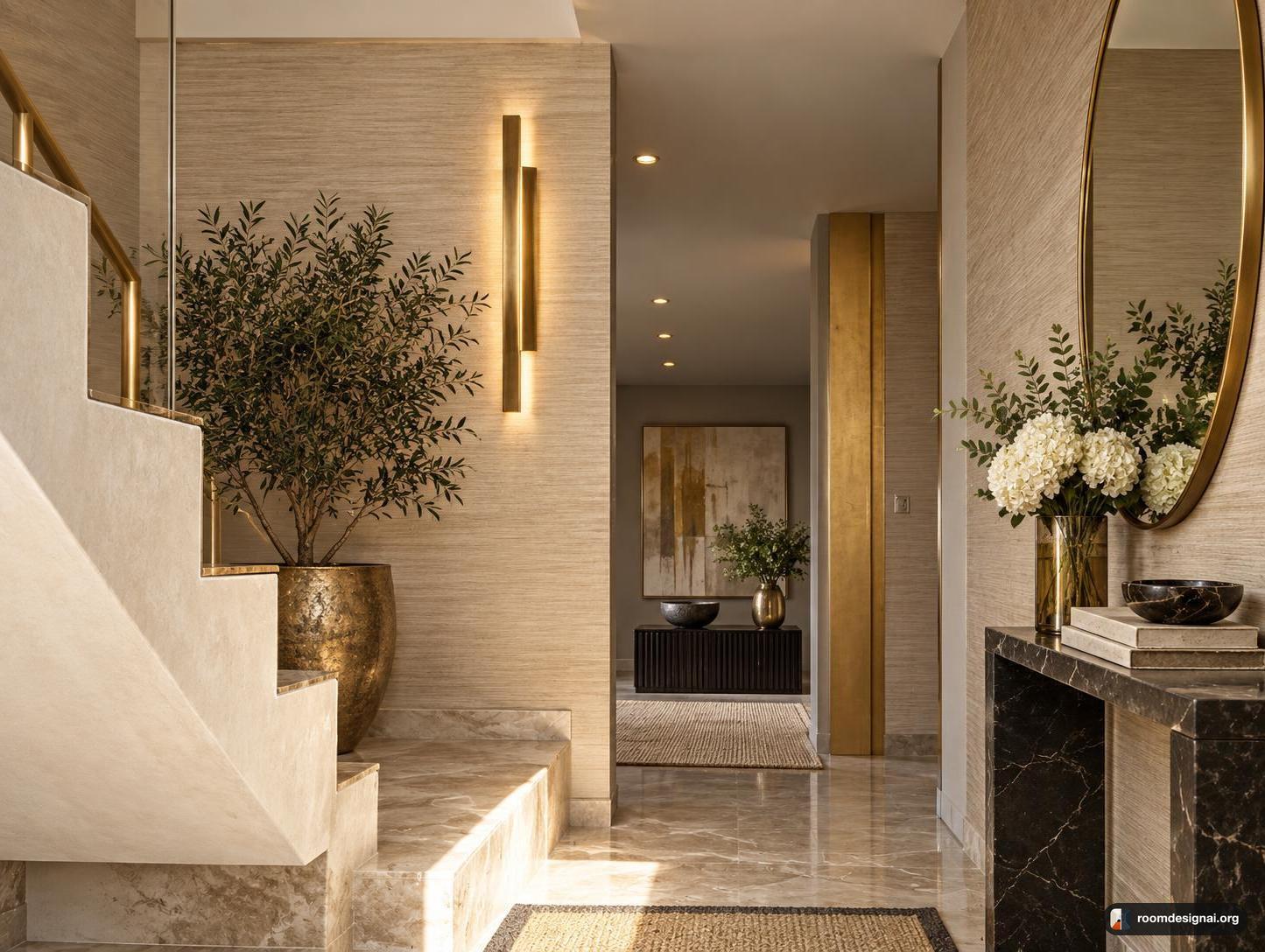 The room redesigned in Luxury Glam style