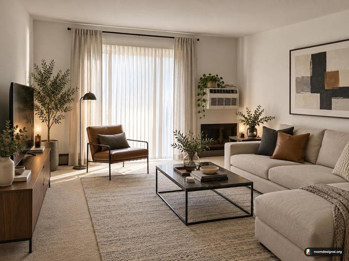 A room redesigned in Modern style