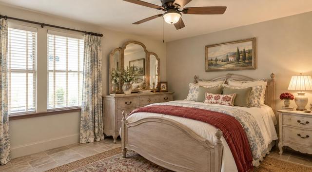 A real room redesigned in French Country style