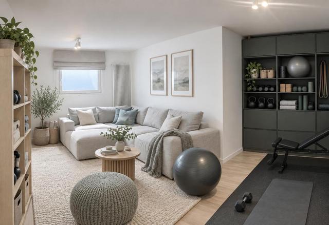 A real room redesigned in Scandinavian style
