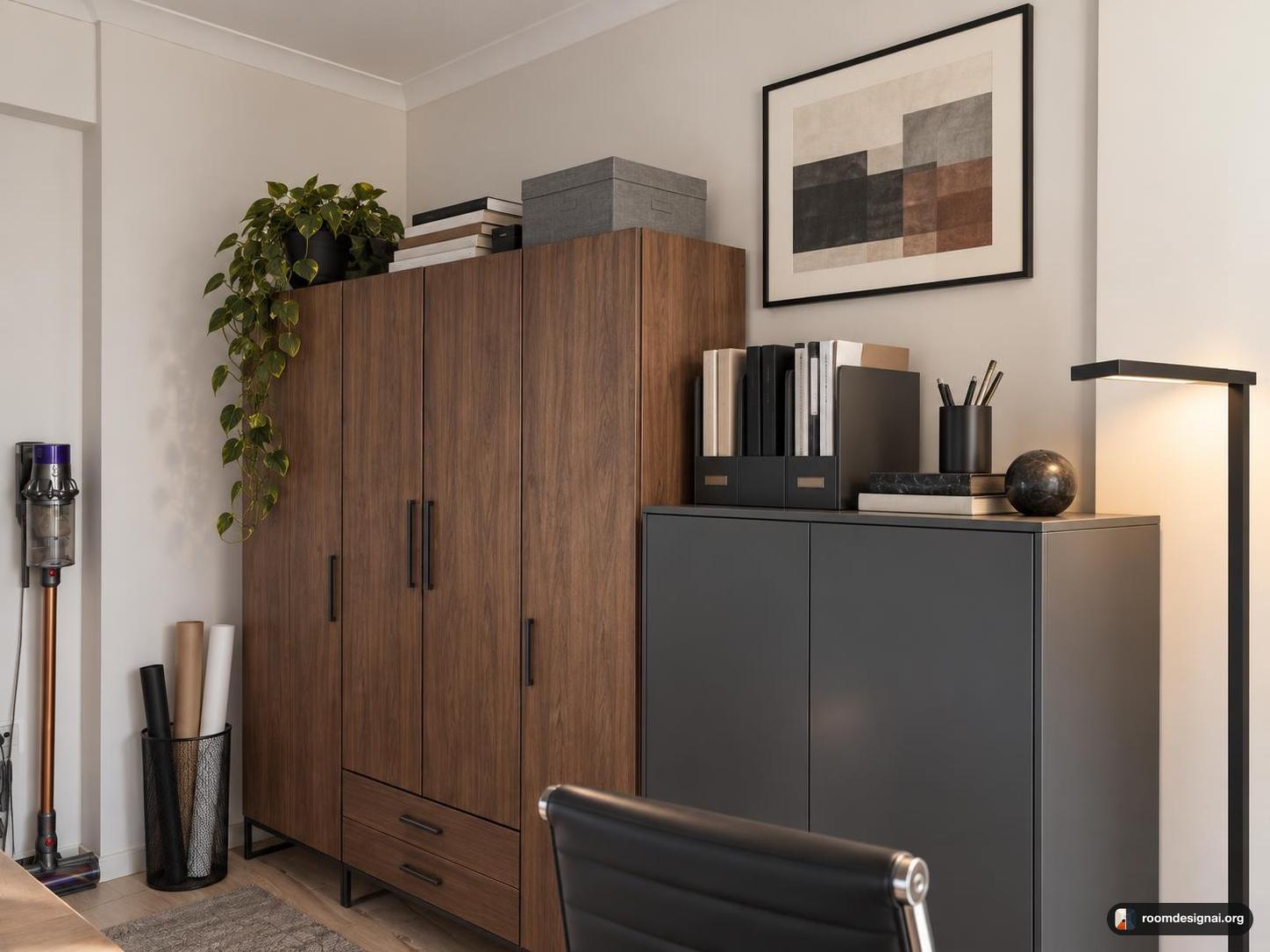 The room redesigned in Modern style