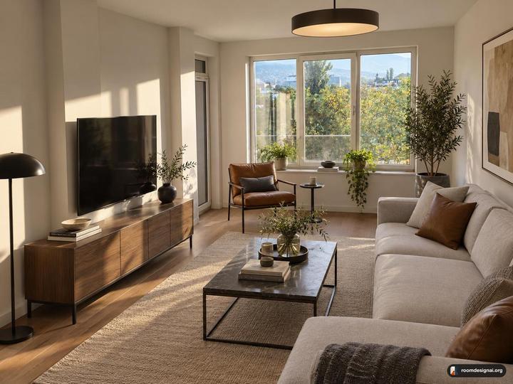 A room redesigned in Modern style