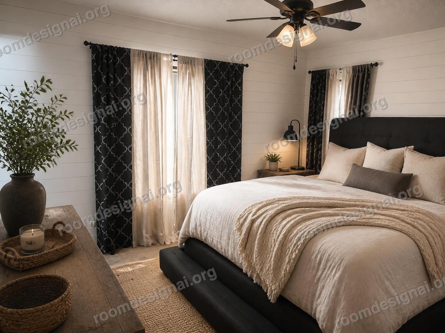 The room redesigned in Modern Farmhouse style
