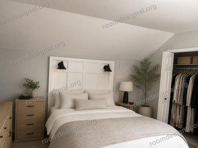 A real room redesigned in Modern style